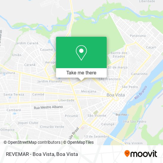 Mapa REVEMAR - Boa Vista