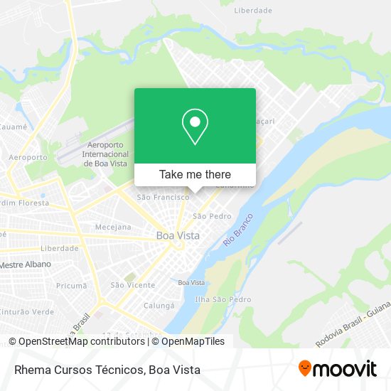 Rhema Cursos Técnicos map