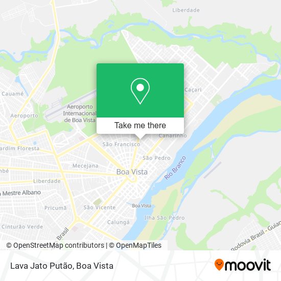 Lava Jato Putão map