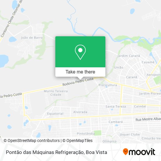 Mapa Pontão das Máquinas Refrigeração