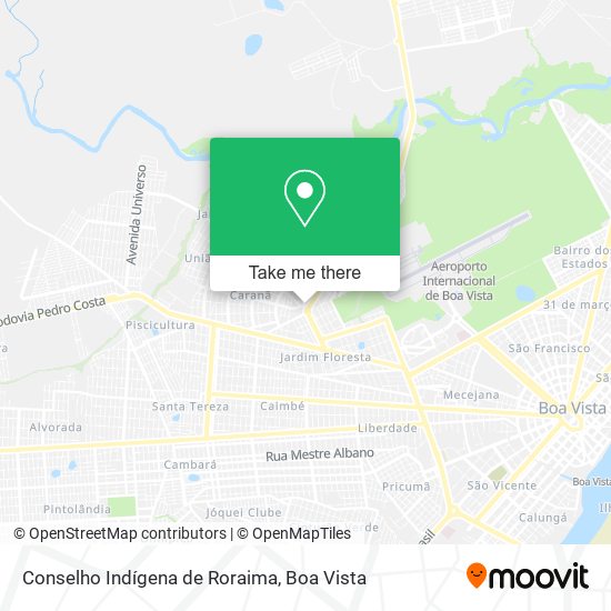 Conselho Indígena de Roraima map