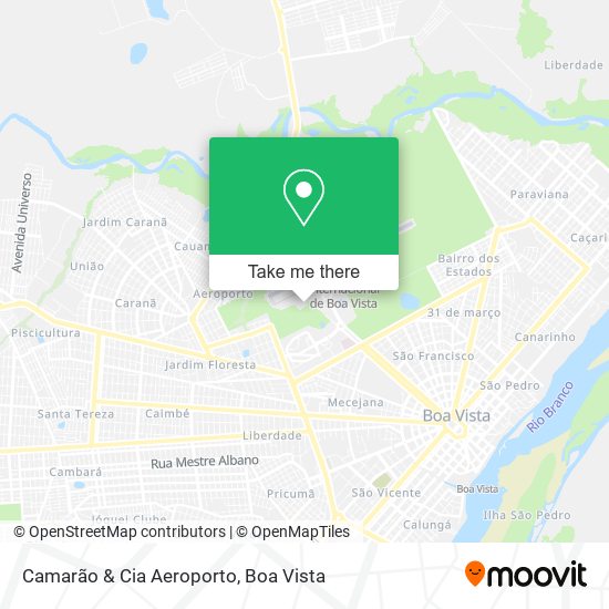 Mapa Camarão & Cia Aeroporto