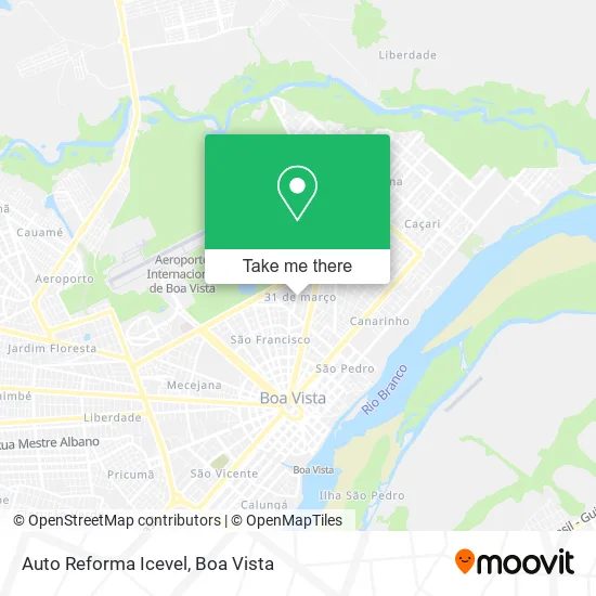 Auto Reforma Icevel map