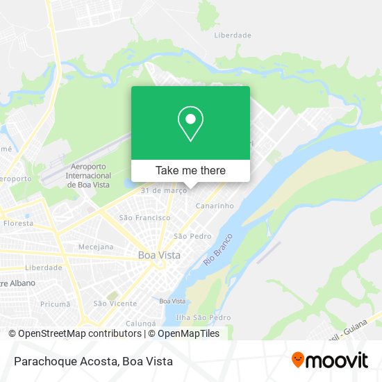 Parachoque Acosta map