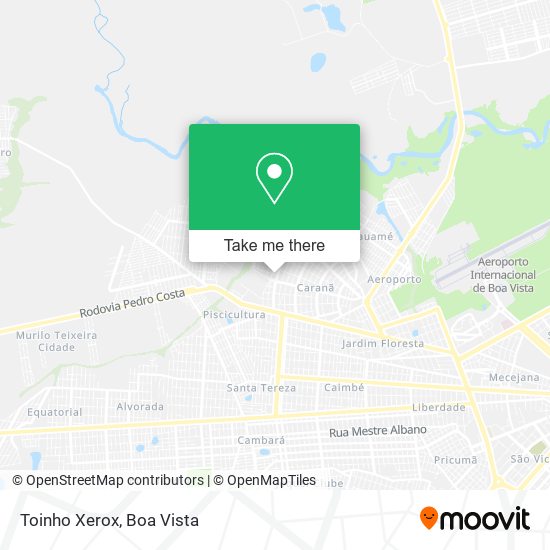 Mapa Toinho Xerox