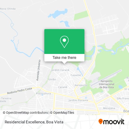 Residencial Excellence map