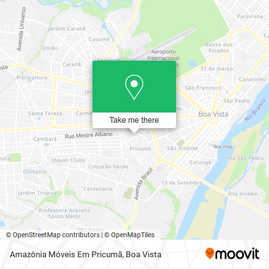 Amazônia Móveis Em Pricumã map