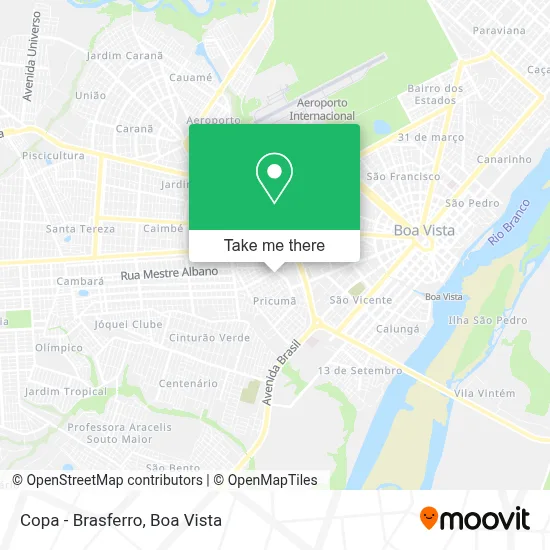 Copa - Brasferro map