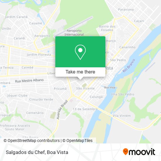 Salgados du Chef map