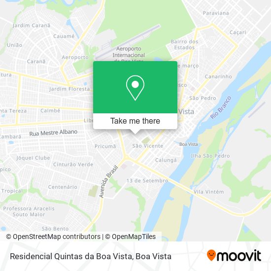 Mapa Residencial Quintas da Boa Vista