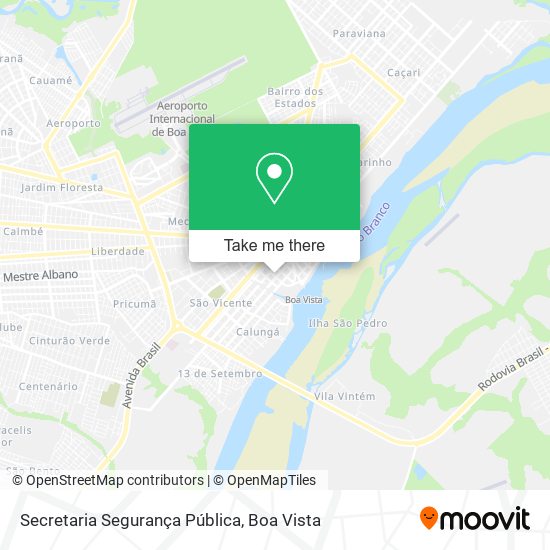 Mapa Secretaria Segurança Pública