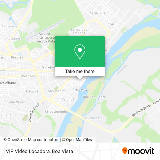 VIP Video Locadora map