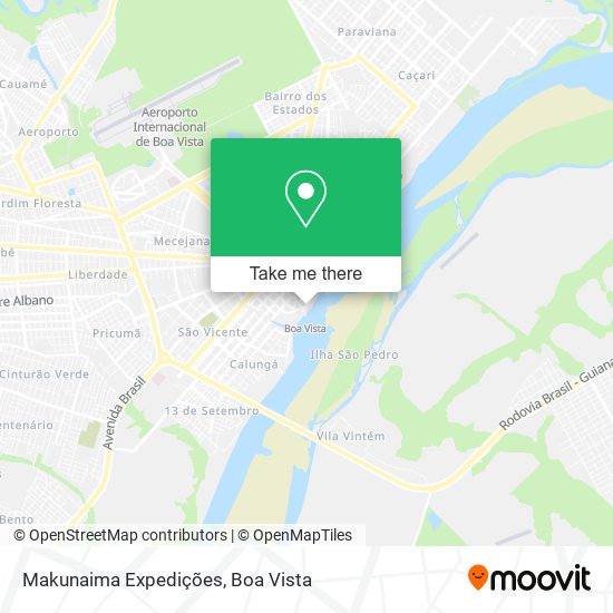 Makunaima Expedições map