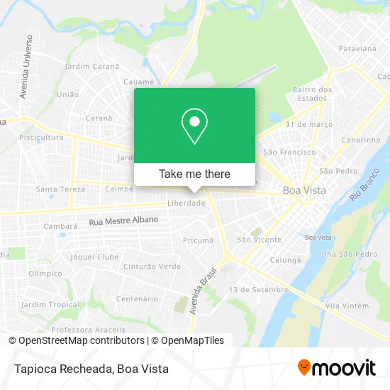 Tapioca Recheada map