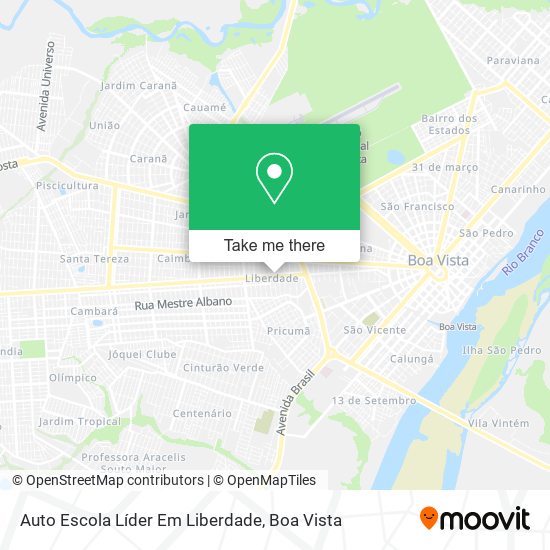 Auto Escola Líder Em Liberdade map
