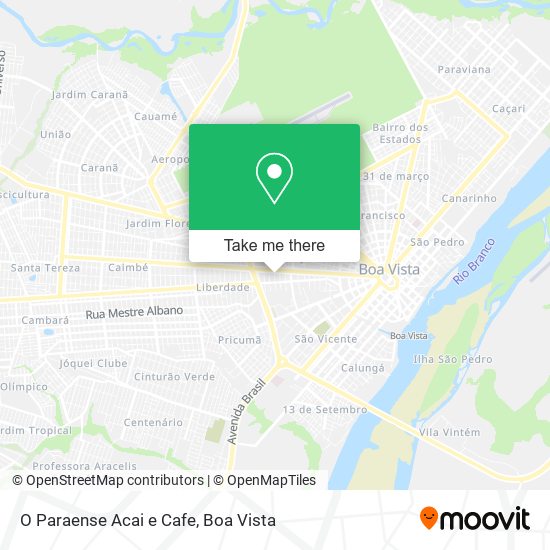 O Paraense Acai e Cafe map