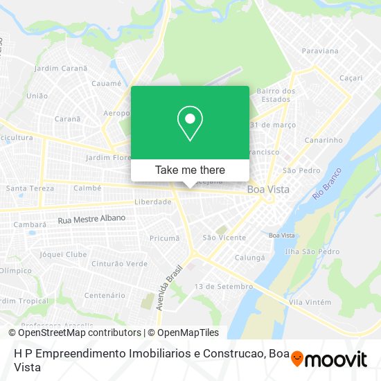 H P Empreendimento Imobiliarios e Construcao map