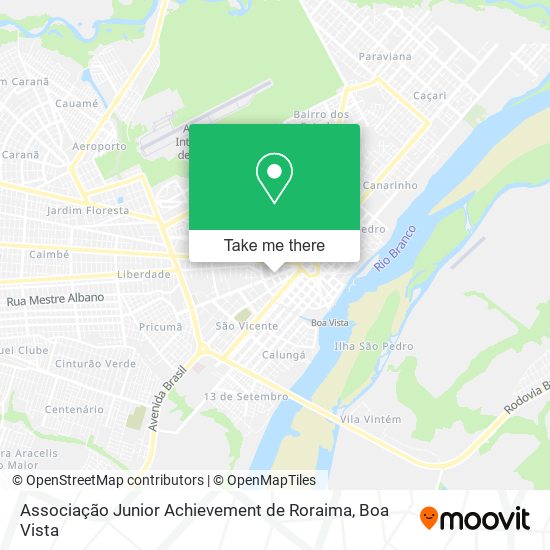 Associação Junior Achievement de Roraima map