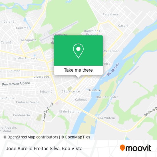 Jose Aurelio Freitas Silva map