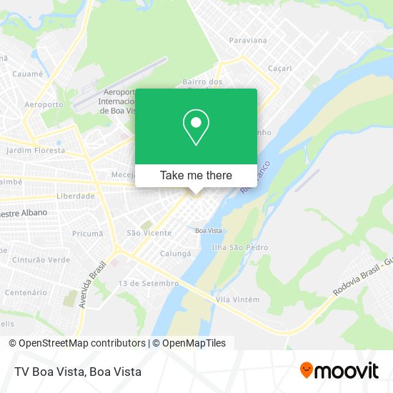 TV Boa Vista map