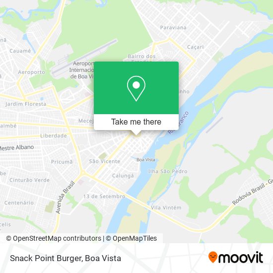 Snack Point Burger map