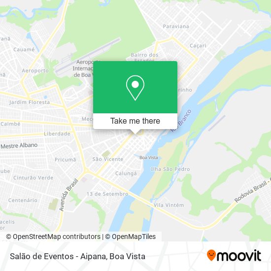 Salão de Eventos - Aipana map