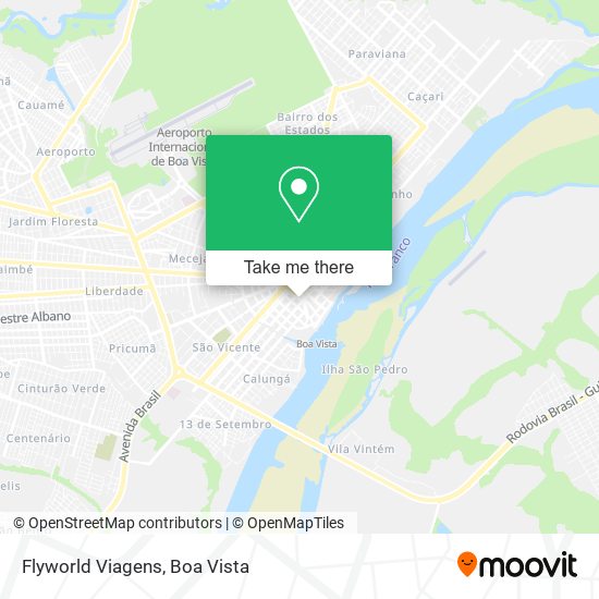 Flyworld Viagens map