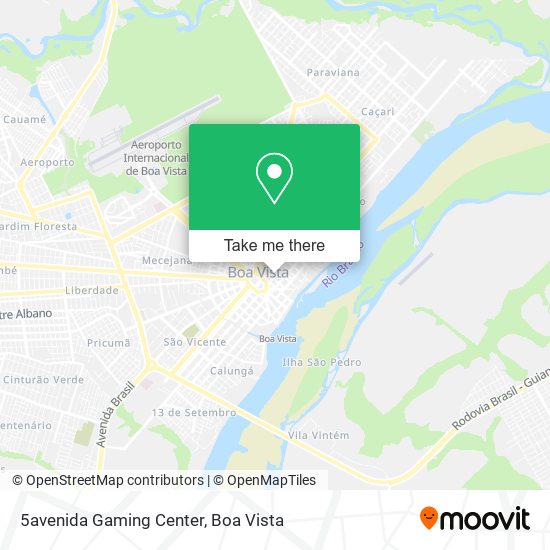 5avenida Gaming Center map