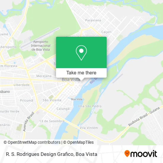 R. S. Rodrigues Design Grafico map