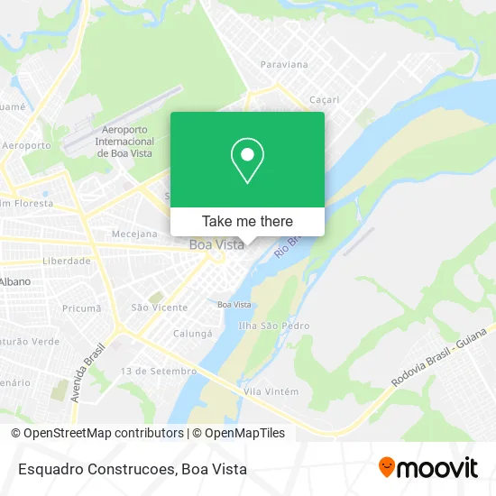 Esquadro Construcoes map