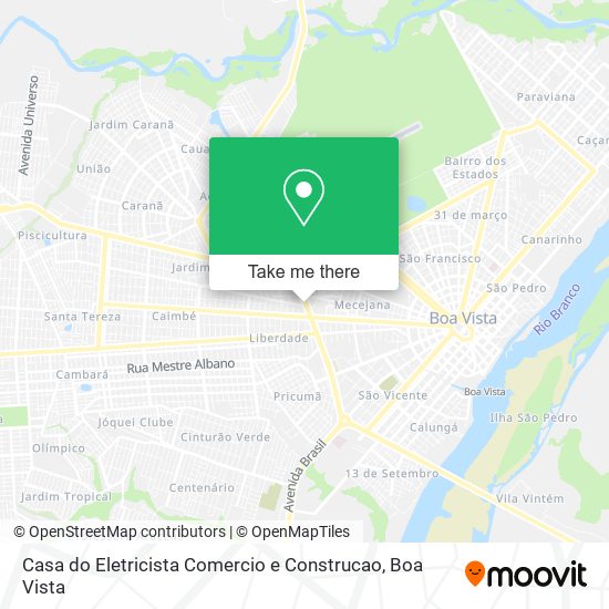 Casa do Eletricista Comercio e Construcao map
