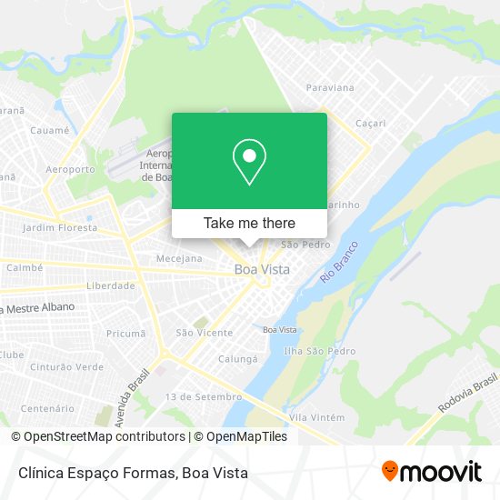 Clínica Espaço Formas map