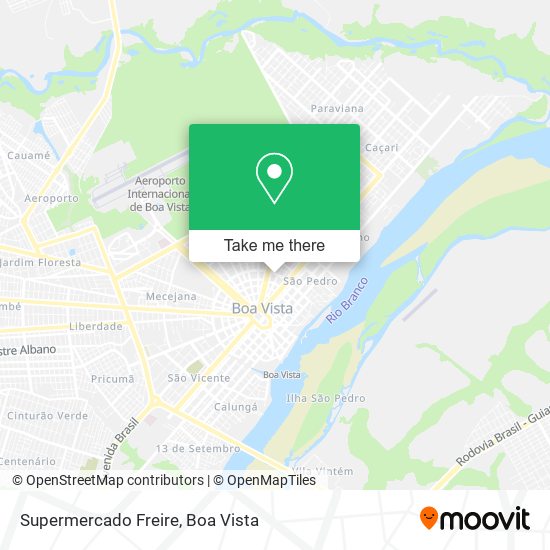 Supermercado Freire map