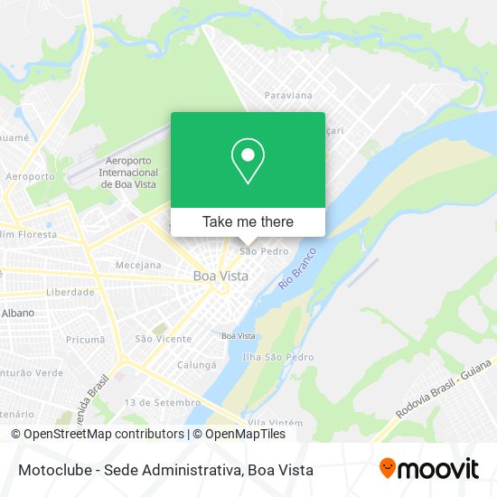 Mapa Motoclube - Sede Administrativa