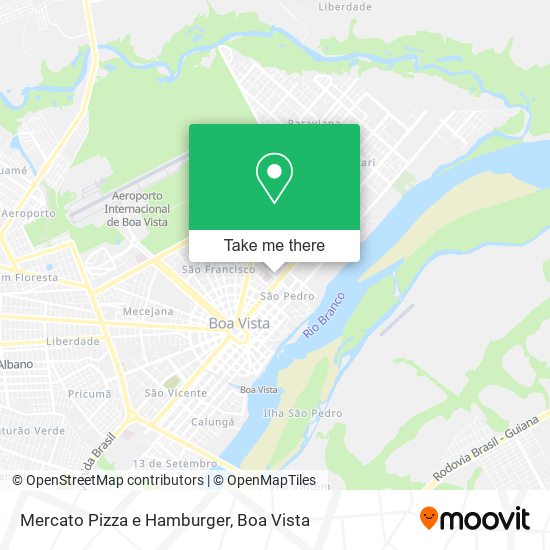 Mercato Pizza e Hamburger map