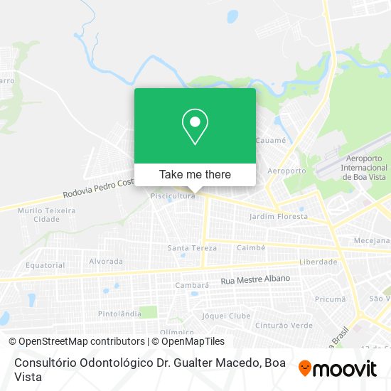 Mapa Consultório Odontológico Dr. Gualter Macedo