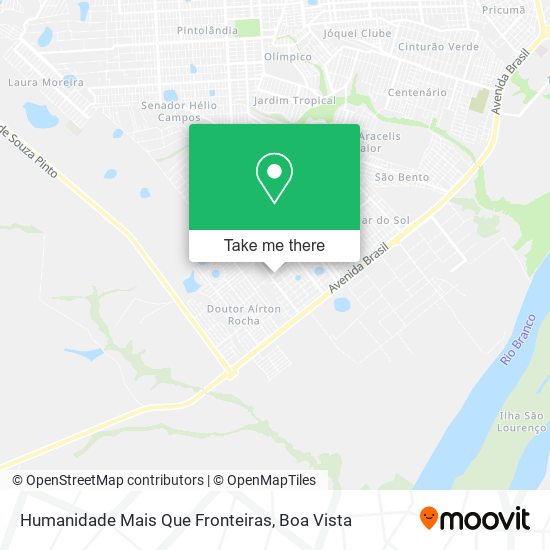 Humanidade Mais Que Fronteiras map