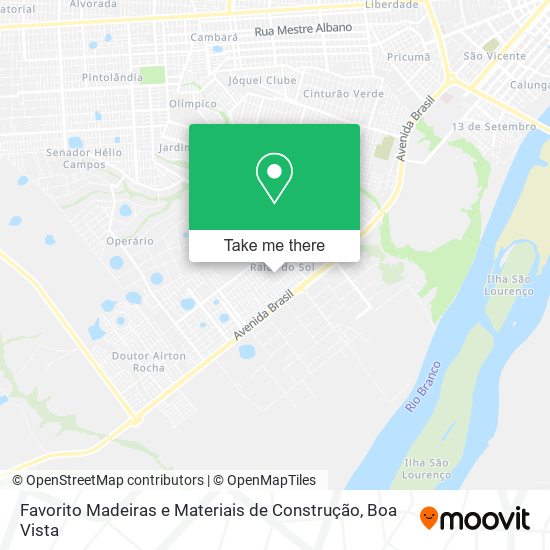 Favorito Madeiras e Materiais de Construção map