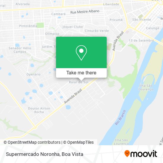 Mapa Supermercado Noronha