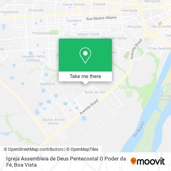 Igreja Assembleia de Deus Pentecostal O Poder da Fé map