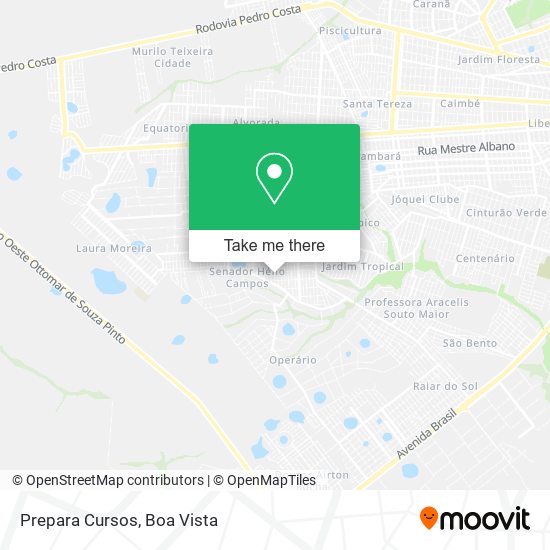 Prepara Cursos map