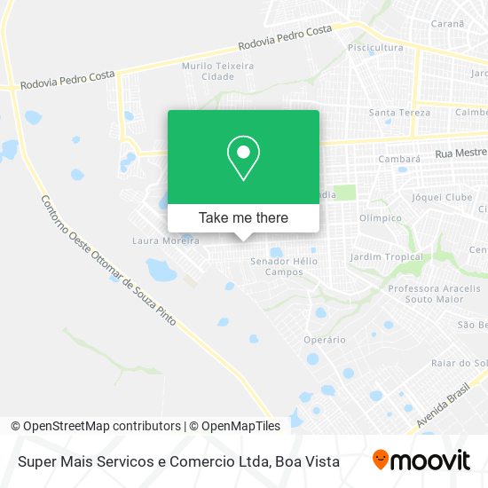 Mapa Super Mais Servicos e Comercio Ltda