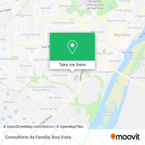 Consultório da Família map