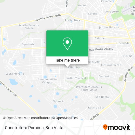 Construtora Paraima map
