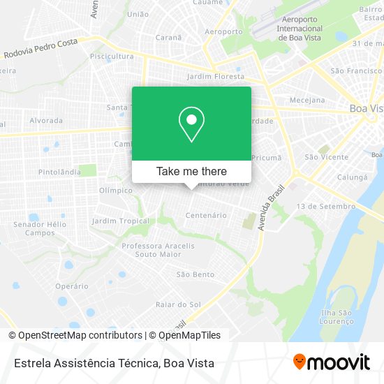 Estrela Assistência Técnica map