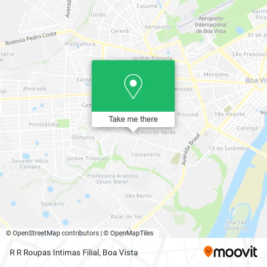 R R Roupas Intimas Filial map