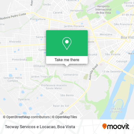 Tecway Servicos e Locacao map