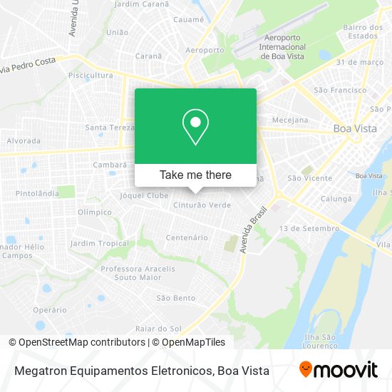 Megatron Equipamentos Eletronicos map
