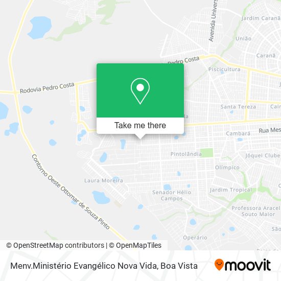 Mapa Menv.Ministério Evangélico Nova Vida