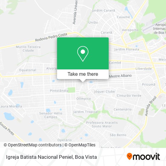 Igreja Batista Nacional Peniel map
